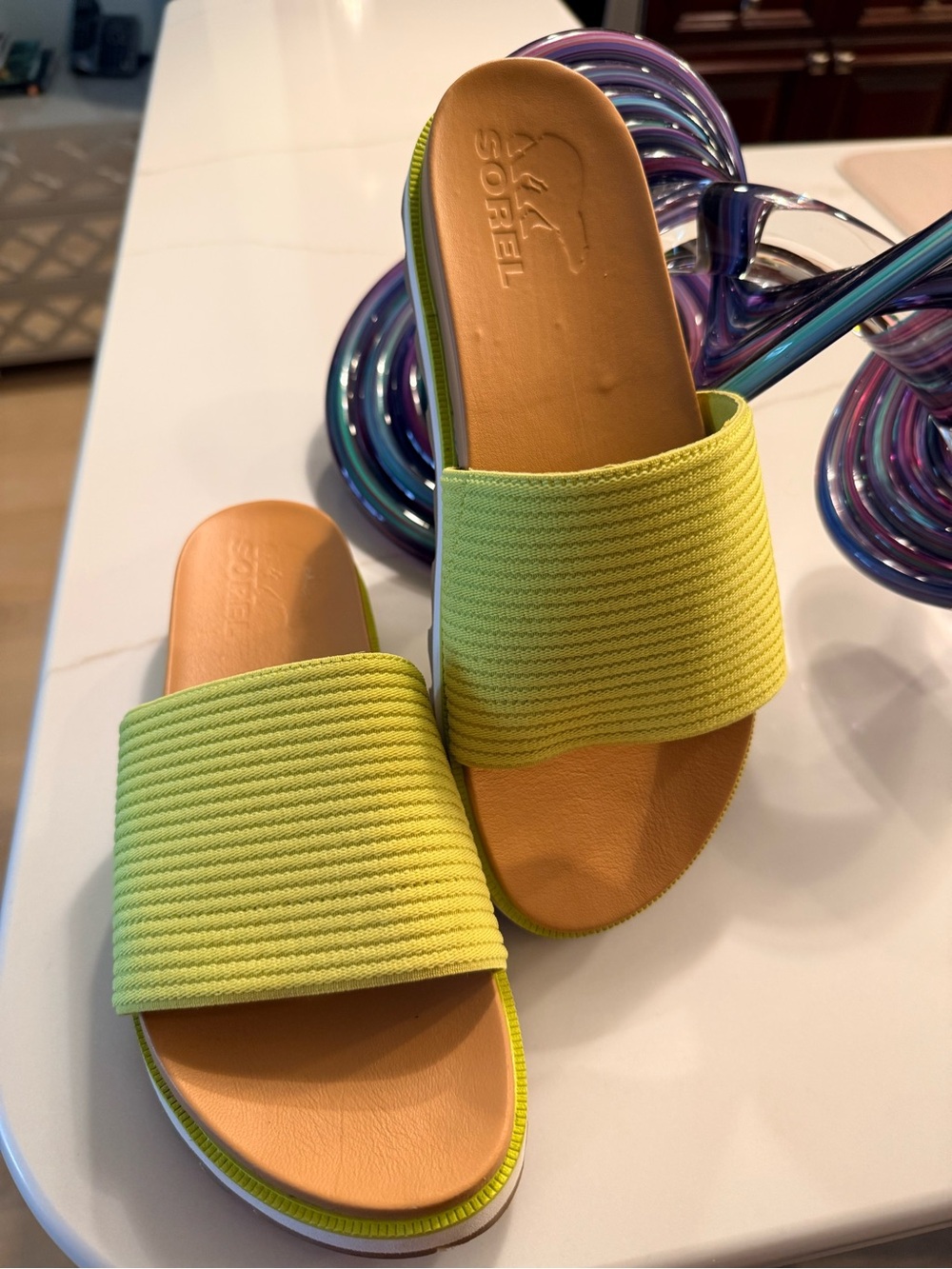 SOREL Roaming Easy leather slide